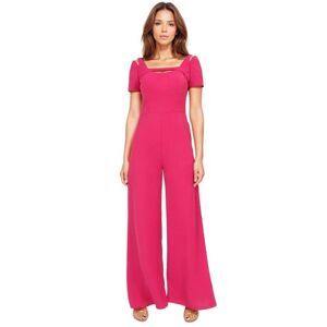 RENE RUIZ COLLECTION SHORT SLEEVE STRAP JUMPSUIT US 4 $995